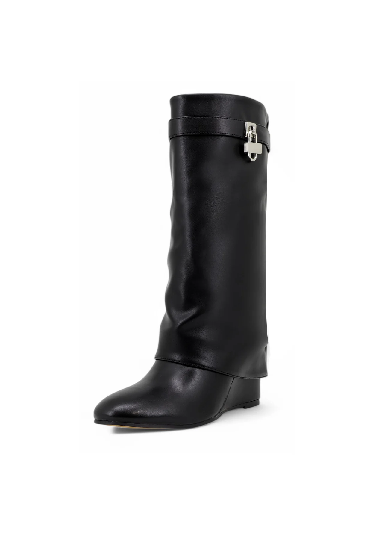 Stivale donna con gambale morbido e fibbia K4007 - Image 12