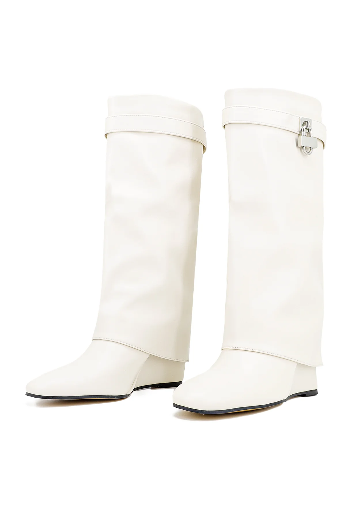 Stivale donna con gambale morbido e fibbia K4007 - Image 5