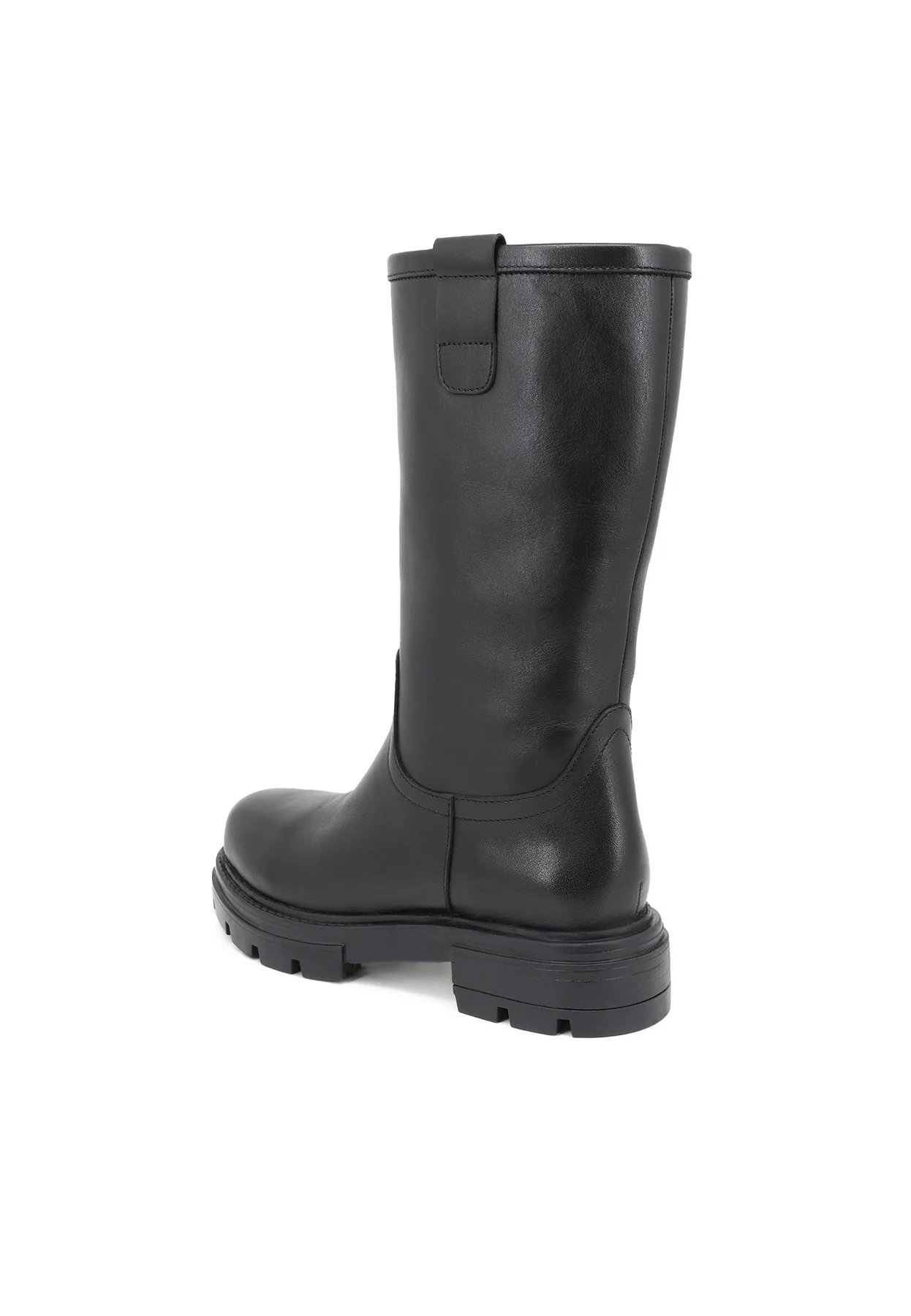 Stivale marrone in vera pelle con suola carrarmato QH-22 L-78 - Image 11