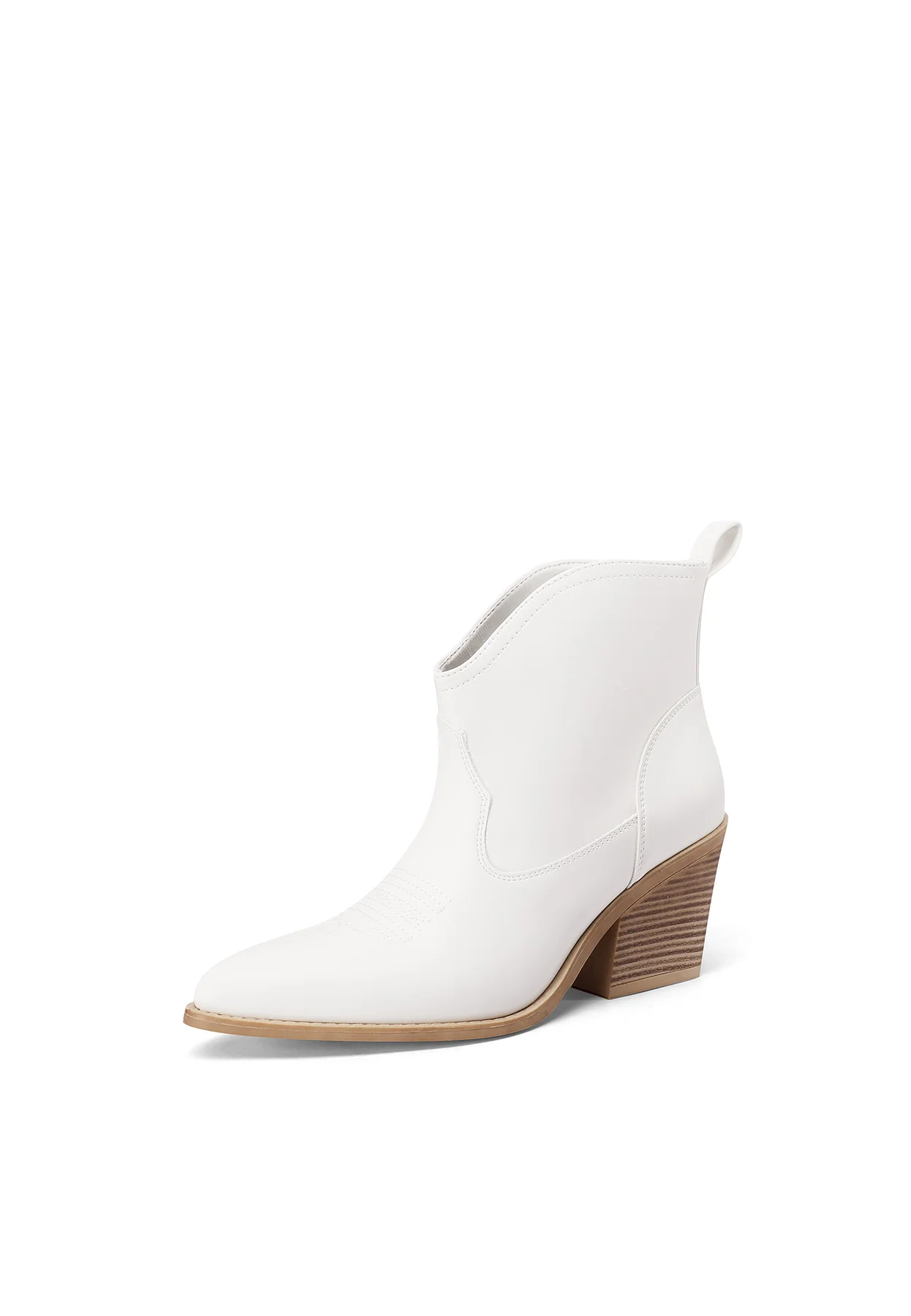 Stivaletti donna texani con tacco largo WS507 - Image 10