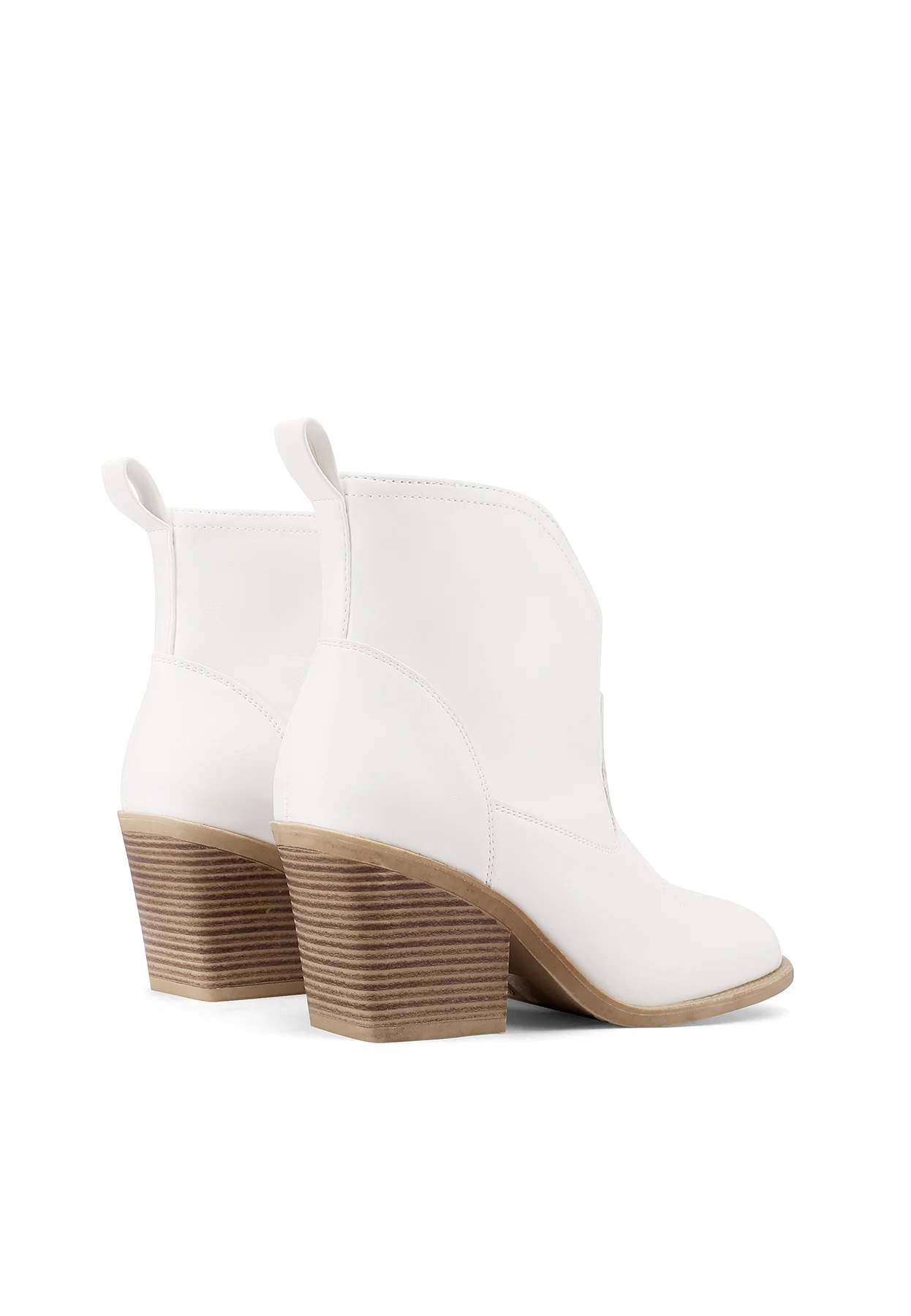 Stivaletti donna texani con tacco largo WS507 - Image 11