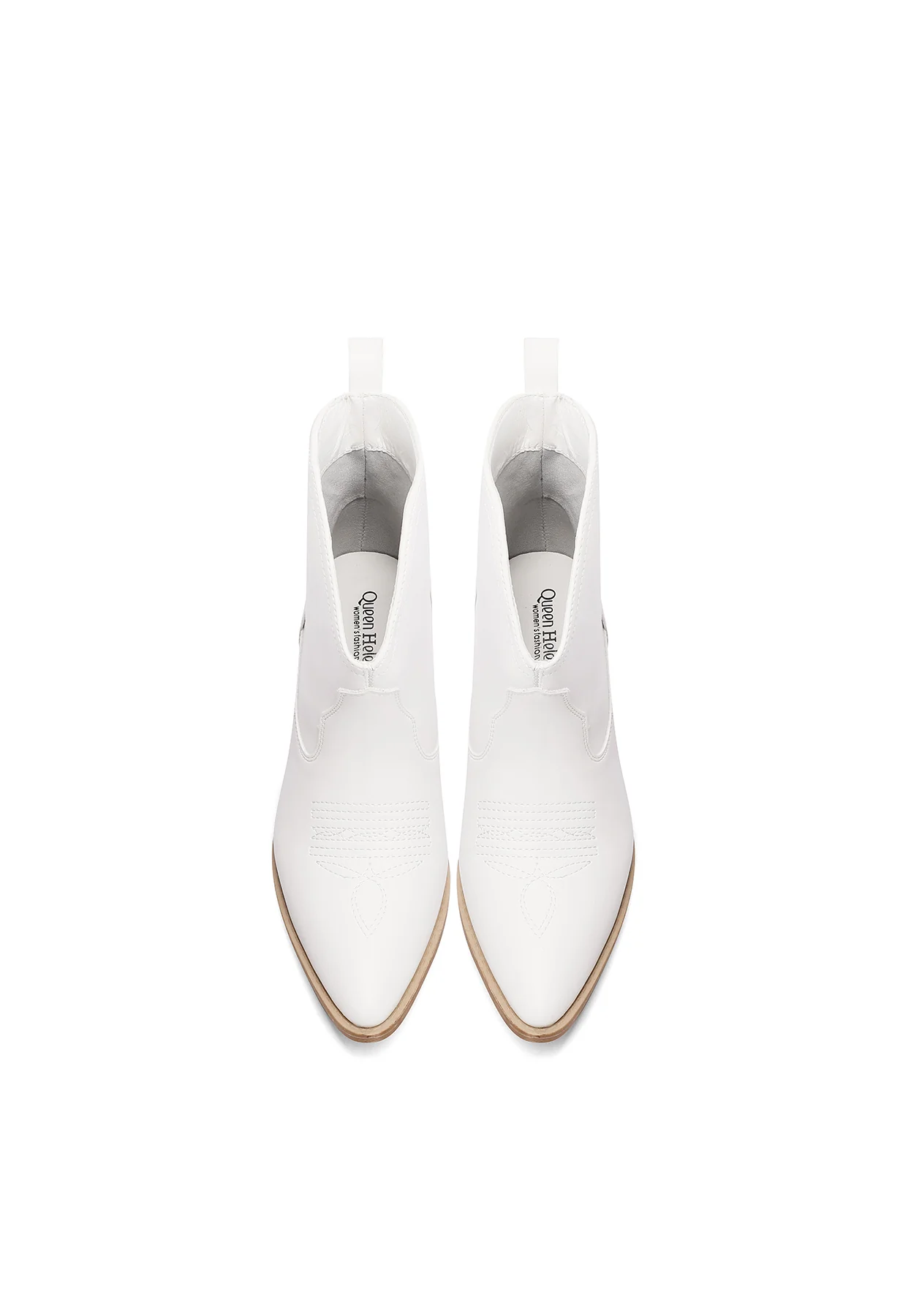 Stivaletti donna texani con tacco largo WS507 - Image 12
