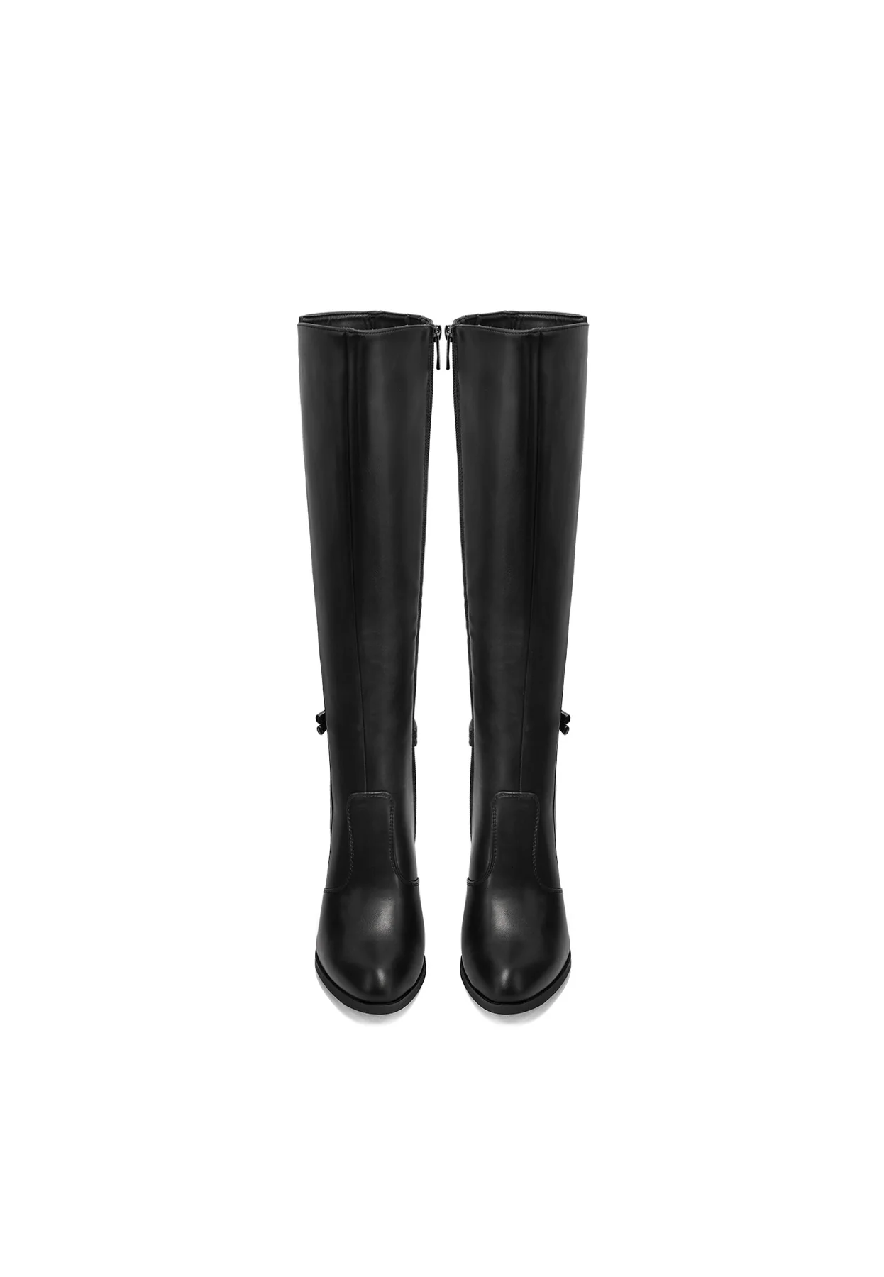 Stivali donna alti eleganti tacco largo e cavigliera X29-121 - Image 5