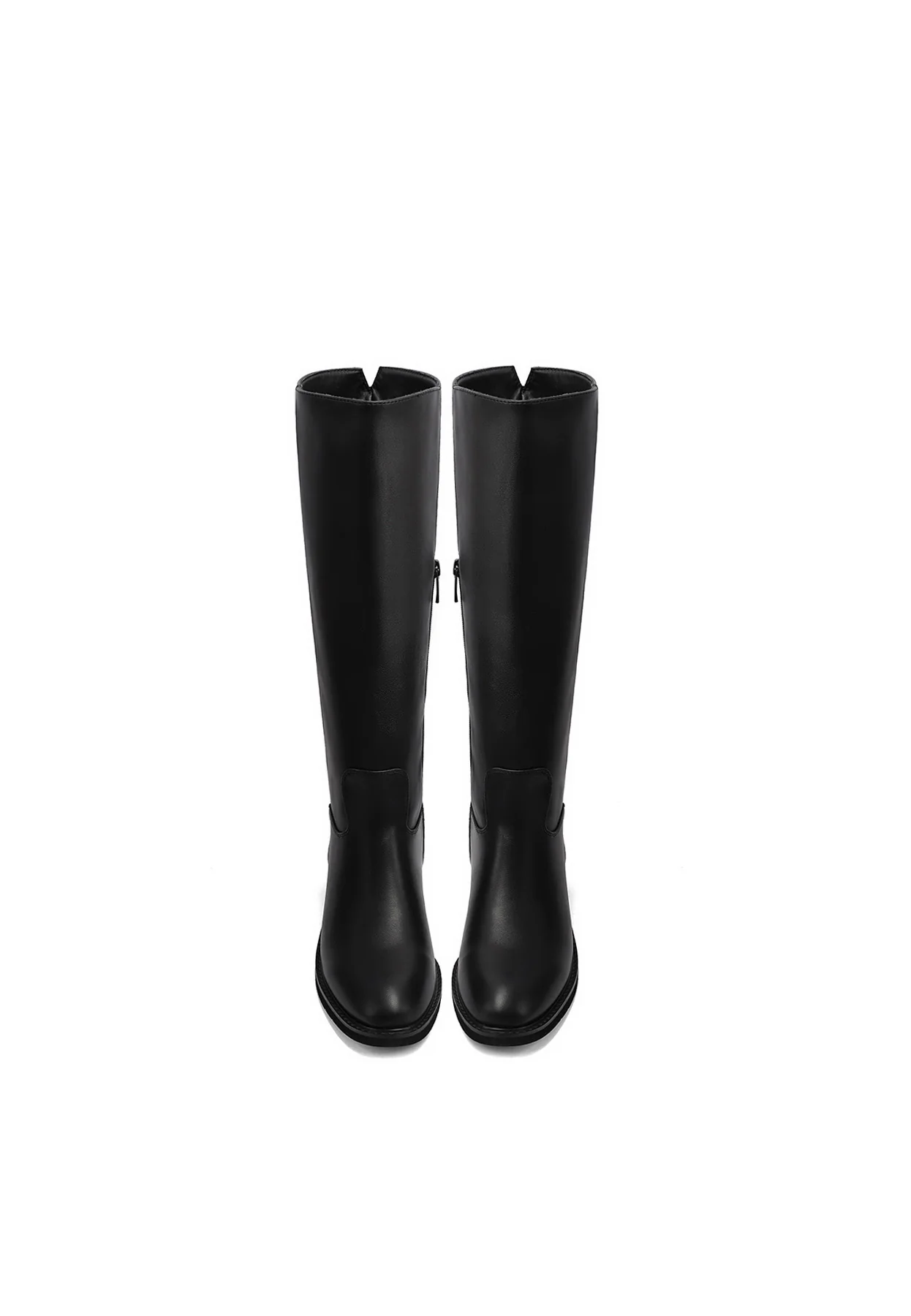 Stivali donna alti eleganti tacco basso design minimal X33-49 - Image 5