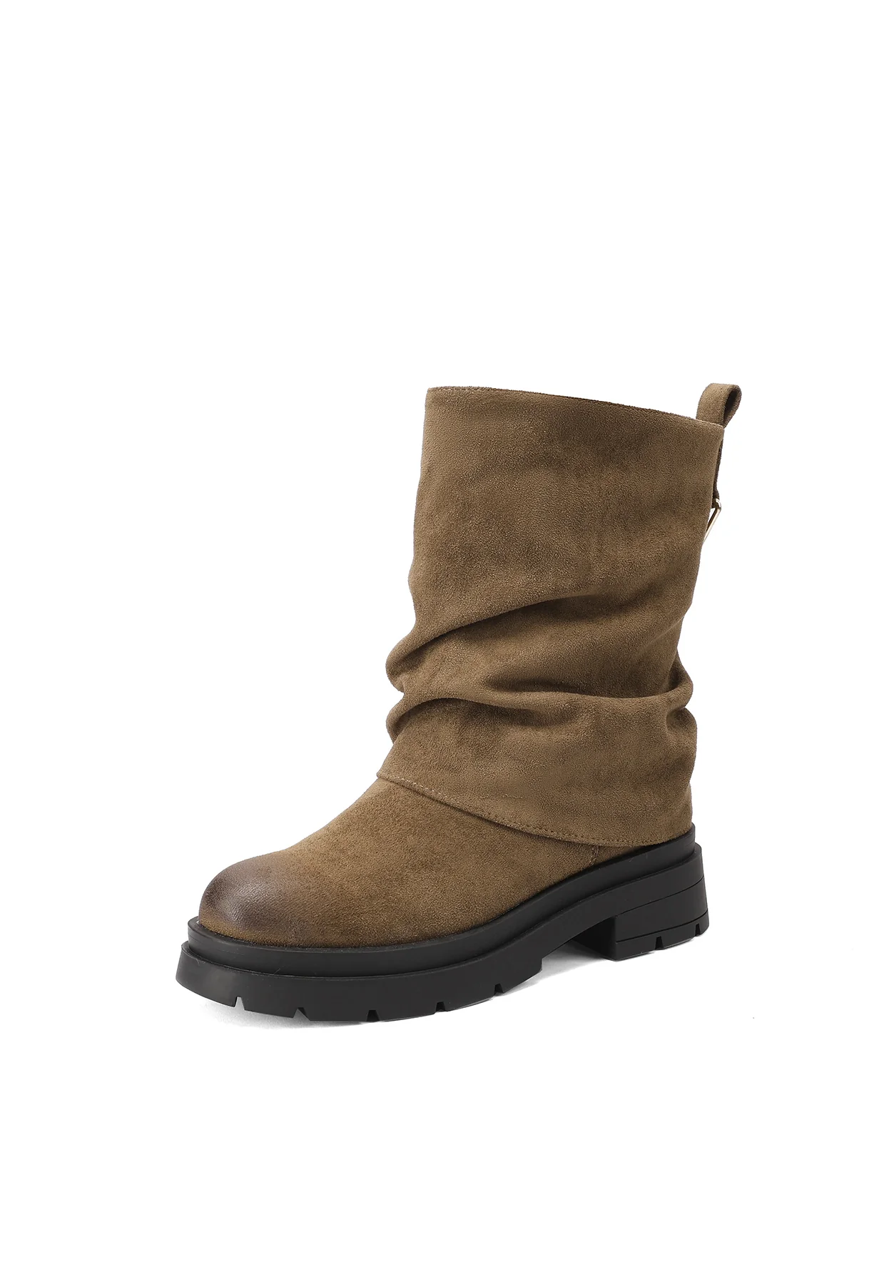 Stivaletti donna bassi gambale morbido suola carrarmato X33-51 - Image 3