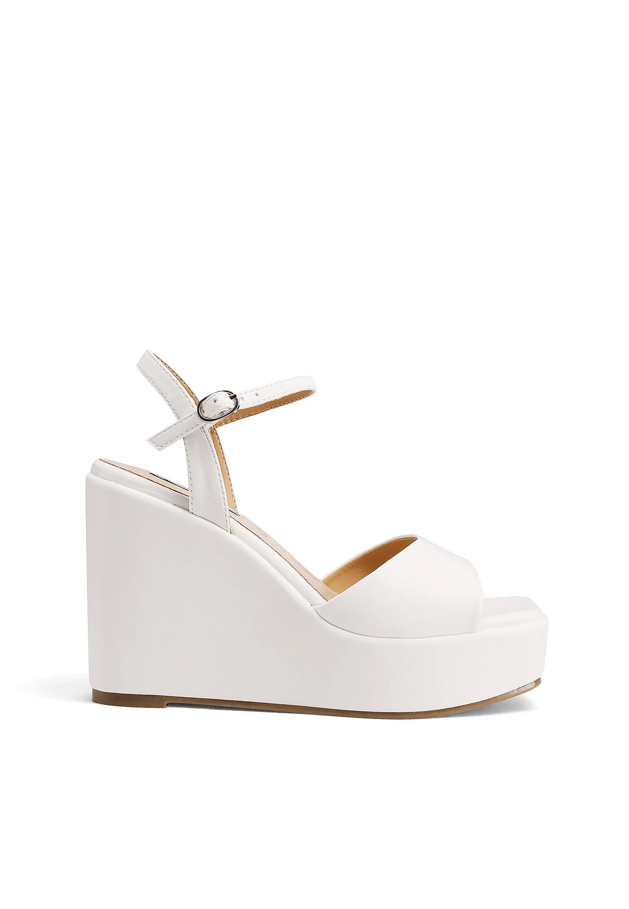 Sandali con zeppa alta platform minimal e cinturino ZM9914 - Image 16