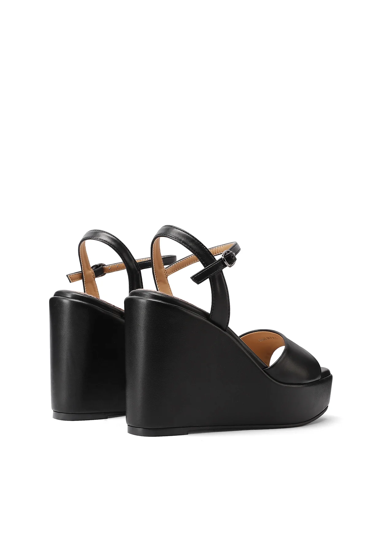 Sandali con zeppa alta platform minimal e cinturino ZM9914 - Image 4