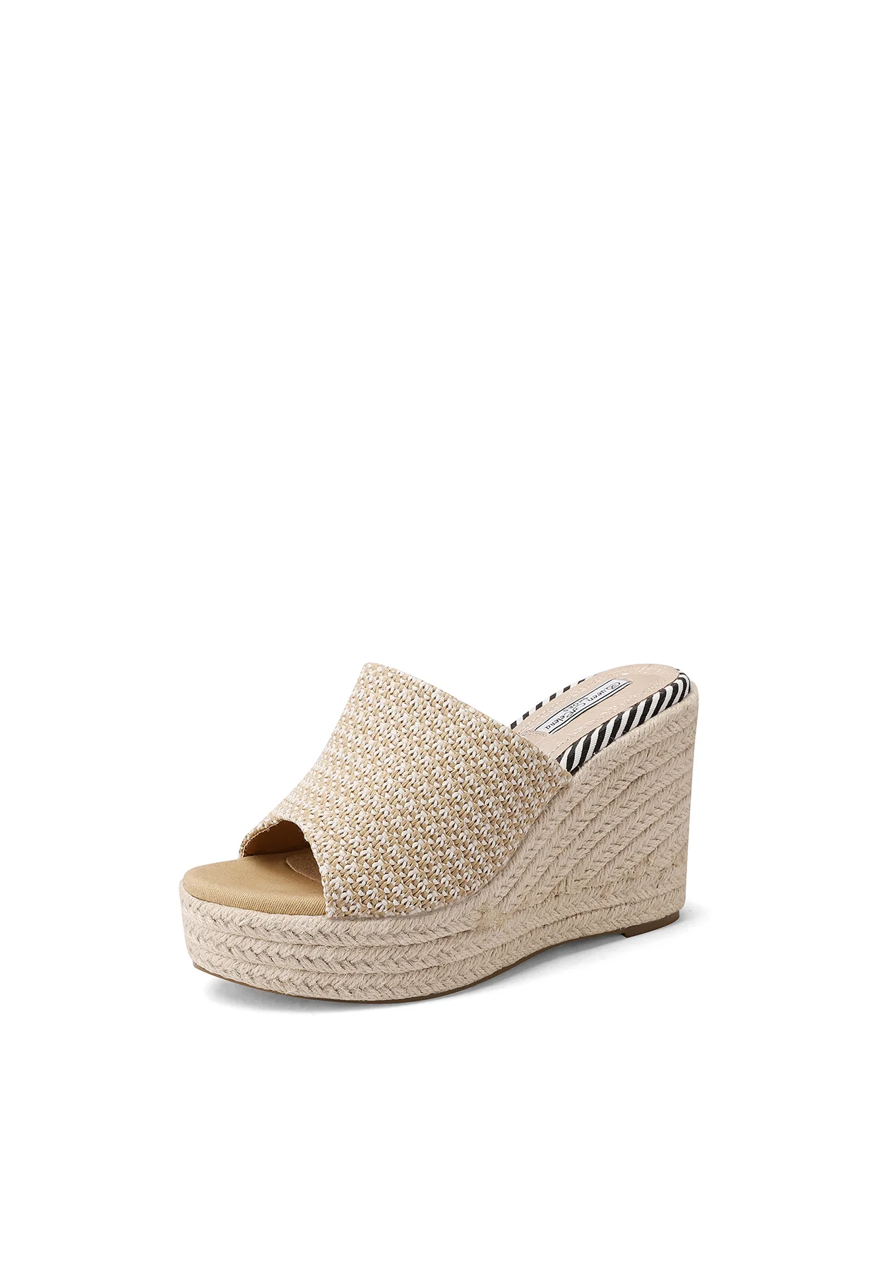 Sandali sabot con zeppa in corda intrecciata comodi ZM9983 - Image 10