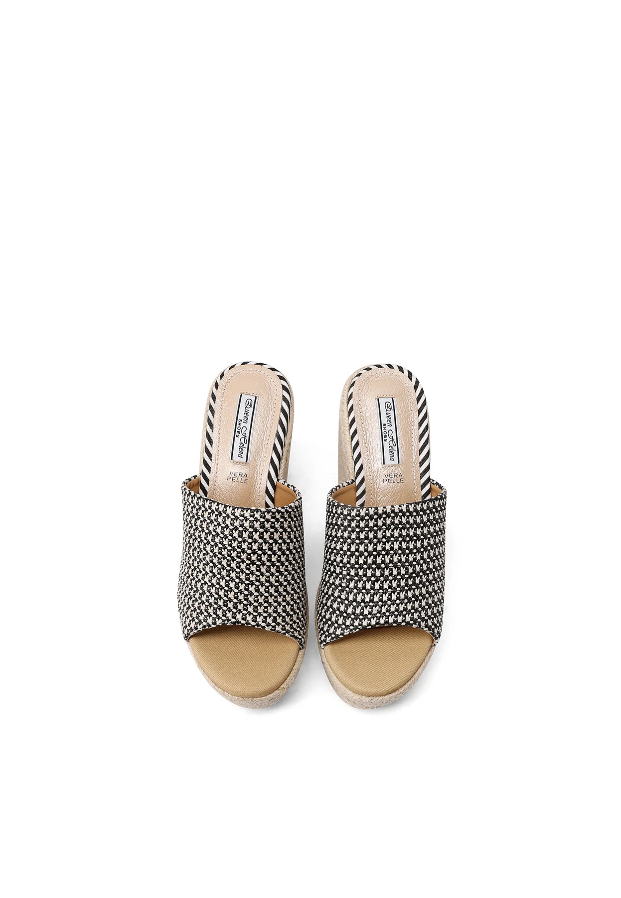 Sandali sabot con zeppa in corda intrecciata comodi ZM9983 - Image 5