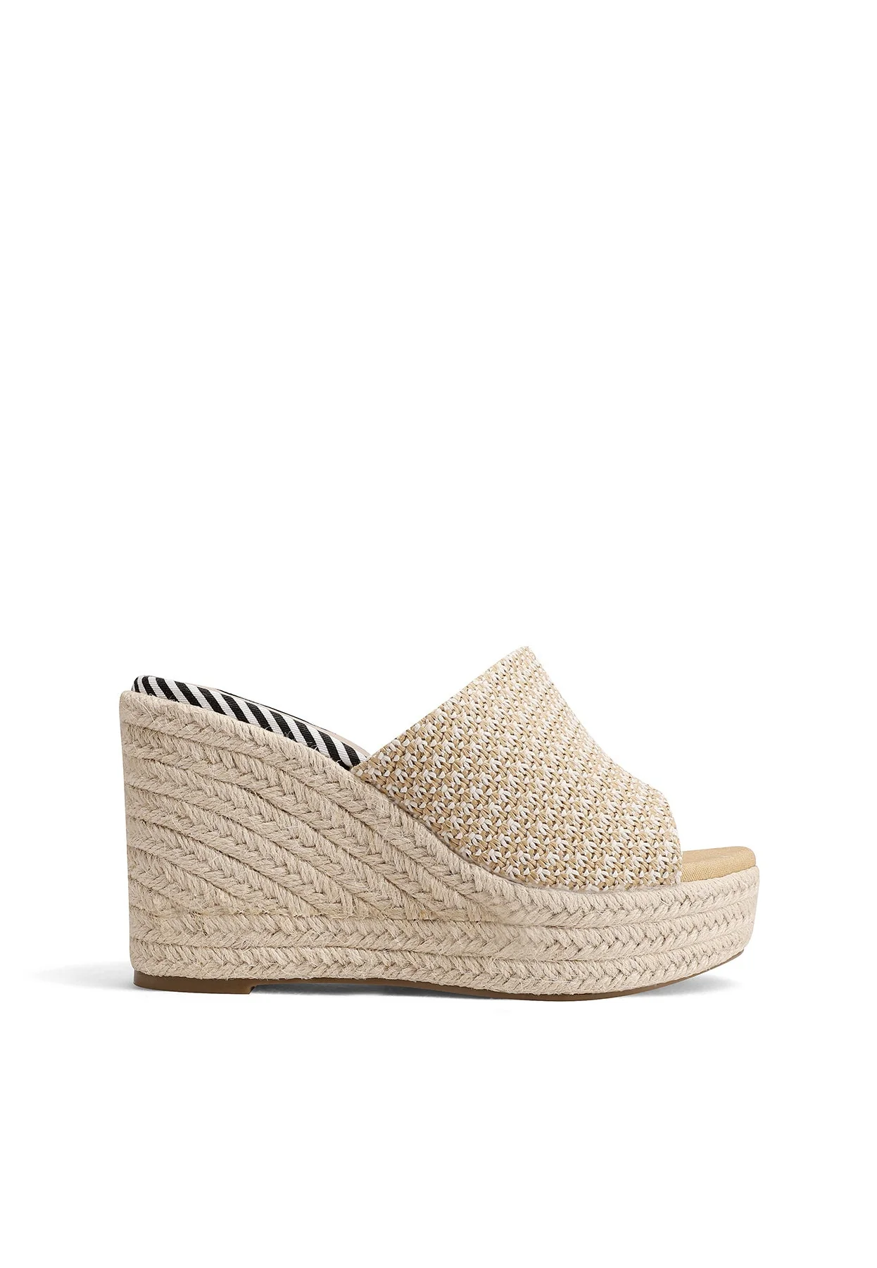 Sandali sabot con zeppa in corda intrecciata comodi ZM9983 - Image 9